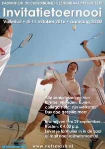 Flyer Invitatietoernooi 11 oktober 2016