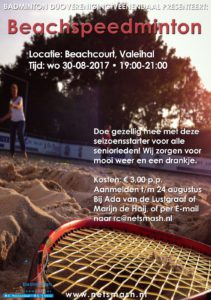 Uitnodiging Speedminton